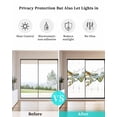 thumbnail image 4 of Window Privacy Film Vintage Frog Stained Glass Window Film Decorative Sun Block Window Cover Water Surface Motif Animals Artwork Window Clings Static Adhesive Sticker for Bathroom 23.6"x59", 4 of 7