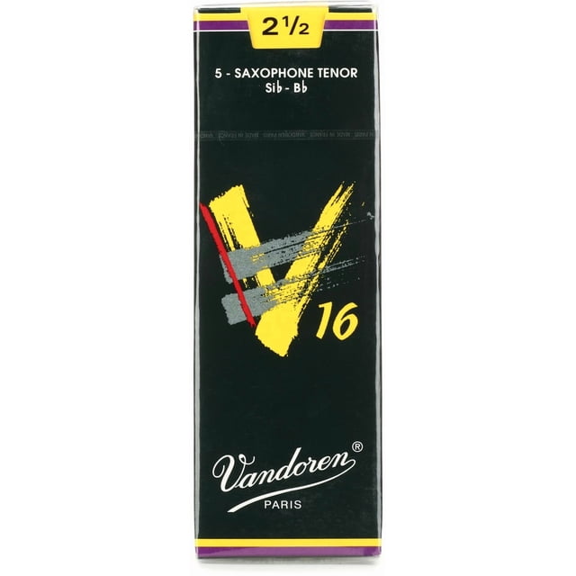 Cañas para saxo tenor Vandoren V16, potencia 2,5 para saxo tenor
