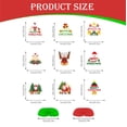 thumbnail image 3 of Table Decorations For Party Christmas Table Decorations Christmas Party Decorations Party Atmosphere Set Props Theme Party Decorated Christmas Honeycomb Ornaments, 3 of 7