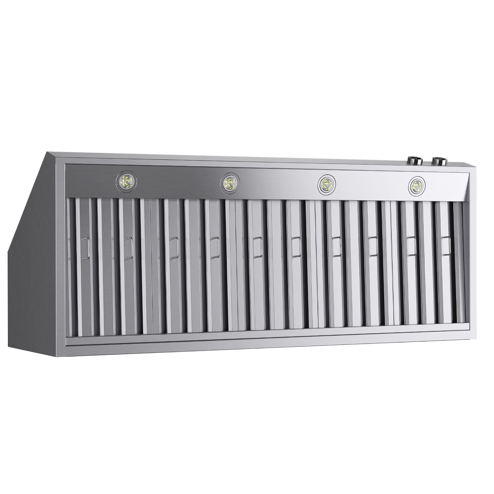 60 in. 900 CFM Ducted Wall Mount Range Hood in Stainless Steel