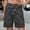 *Dark Gray, variant on Women's High Waisted Loose Fit Denim Knee Length Shorts, Casual Jean Bermuda Pants Black,Womens Plus S
