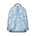 thumbnail image 3 of "Sunflower Themed Canvas Backpack for School - Heavy Duty Flowers Print Bookbag with Reinforced Handles, Vintage Floral Design Backpack for Art Students", 3 of 6