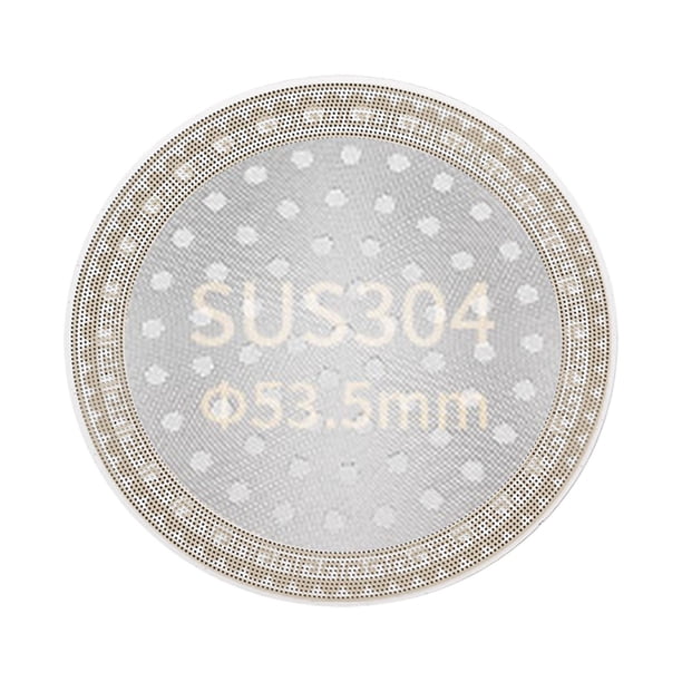 Filtro de café ligero, resistente al desgaste, reutilizable, multifunción, para uso doméstico. 53mm