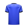 thumbnail image 5 of Hansber Kids Boys Stylish Geometric Printed Sports Shirts Short Sleeve Basketball Football Jersey Athletic T-shirt Blue 12, 5 of 6