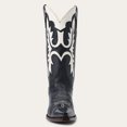 thumbnail image 3 of Women's Stetson Cheyenne Leather Boots Snip Toe Handcrafted Black, 3 of 6