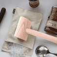 thumbnail image 5 of Wooden Ice Hammer, 1Pc Ice Mallet Practical Ice Crushing Tool Ice Hammer for Home Party Bar Kitchen (Assorted Color), 5 of 5