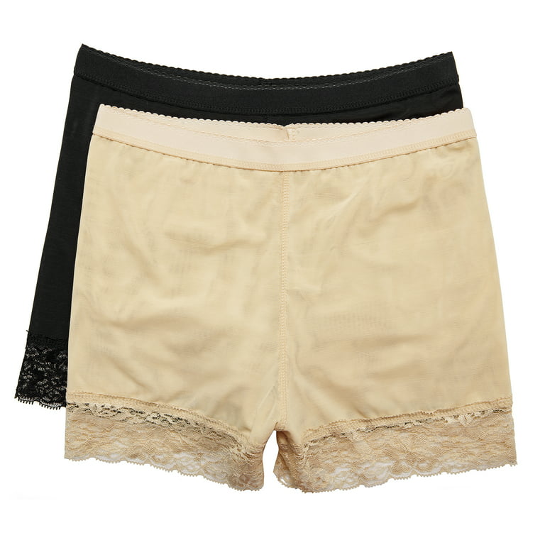 Slip Shorts for Under Dresses Women Seamless Boyshorts Panties Ice Silk  Underwear Shorts Tummy Hips Safety Pants Slim Shaping - AliExpress