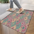 thumbnail image 3 of Bohemian Beige Geometric Diamond Pattern Design (1) Door Mat 30 X 17 Inch Welcome Doormat Indoor Outdoor Entrance Floor Mat Non Slip Spring Summer Decor Rubber Mats, 3 of 6