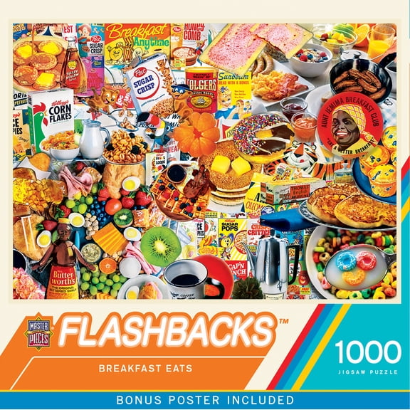 MasterPieces 1000 Piece Jigsaw Puzzle - Breakfast Eats - 19.25"x26.75"