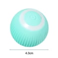 thumbnail image 2 of USB Rechargeable Pet Toy 360 Degree Self Rotation for Medium/Large Dog Birthday Gift Blue, 2 of 2