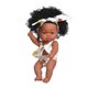 thumbnail image 4 of 35 cm American Reborn Black Baby Doll Bath Play Full Silicone Summer Dress Dolls con falda de tirantes Baby Doll Toy Girl Gift - marrón blanco Kuyhfg Bienvenido a Kuyhfg, 4 of 5
