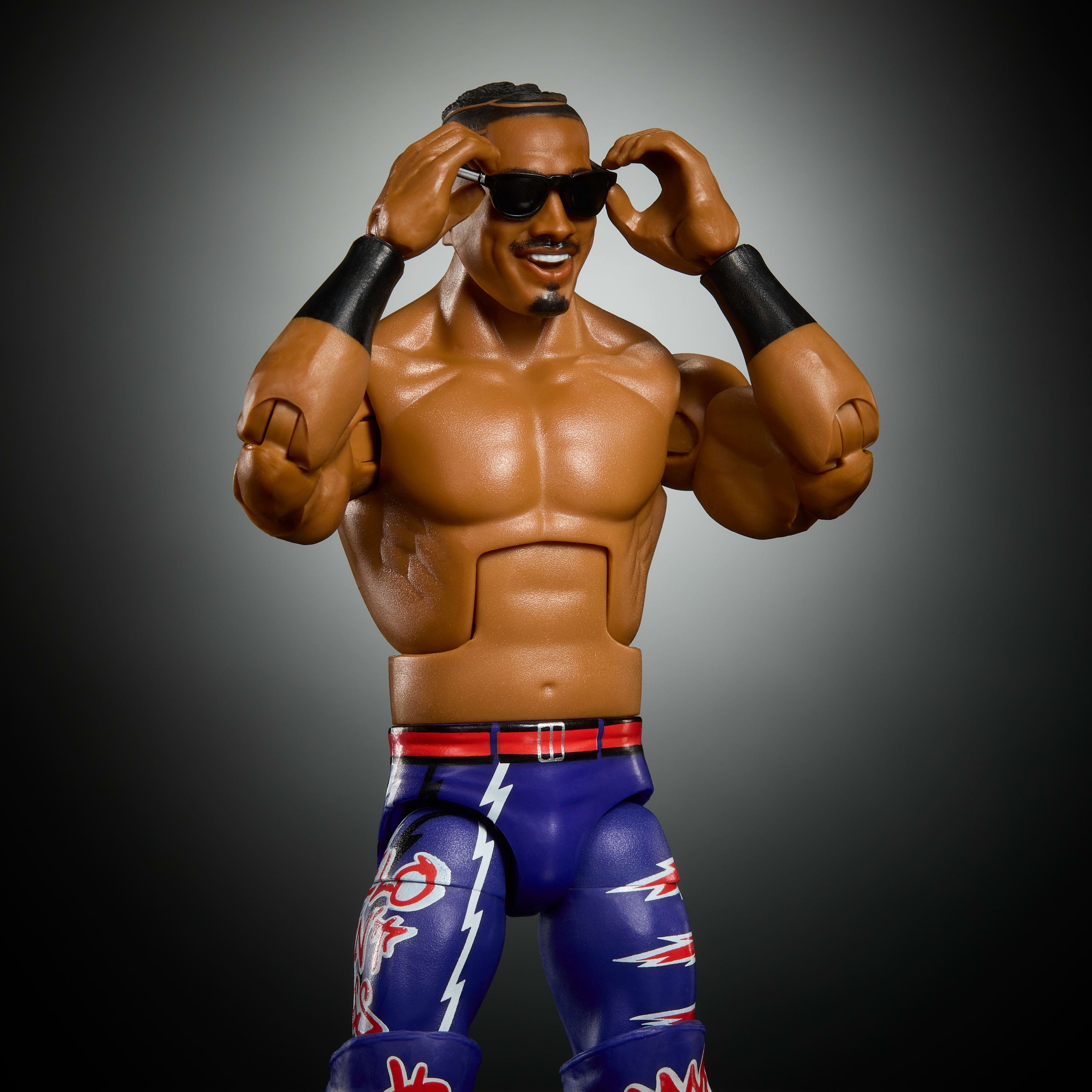 WWE Elite Carmelo Hayes Action Figure Series #121, 6-inch Collectible with Accessories