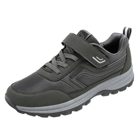 

Bwdbhd Shoes for Men Sneakers Men s Barefoot Shoes Trainer Shoes Wide Toe Walking Shoes Running Sneakers Gray 10.5