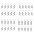 thumbnail image 1 of 40Pcs Sublimation Metal Blank Keychain Bottle Opener Key Ring Thermal Transfer Blank Metal Key Ring DIY Material, 1 of 8