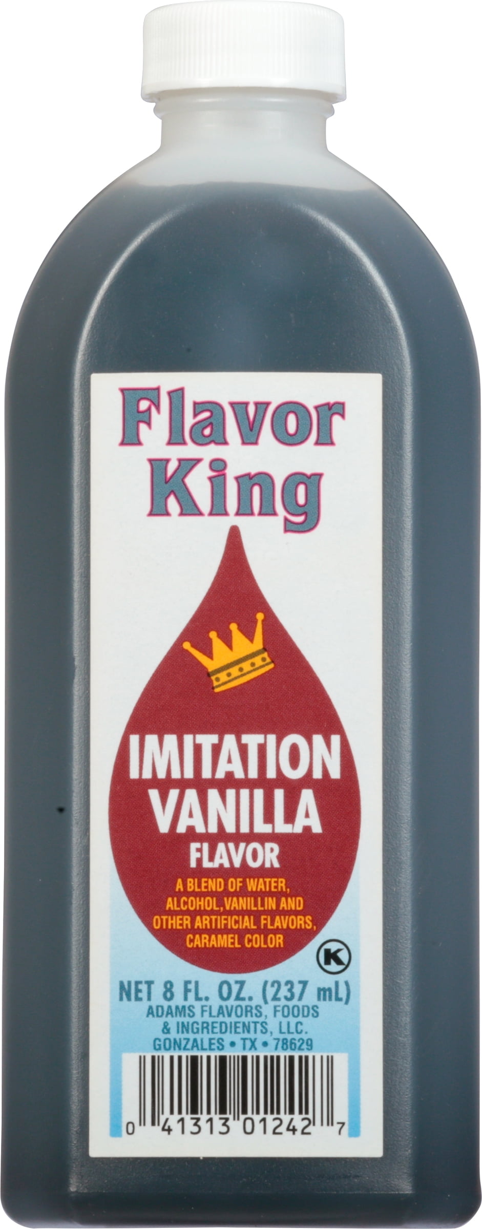 Flavor King Imitation Vanilla Flavor Extract, 8 fl oz