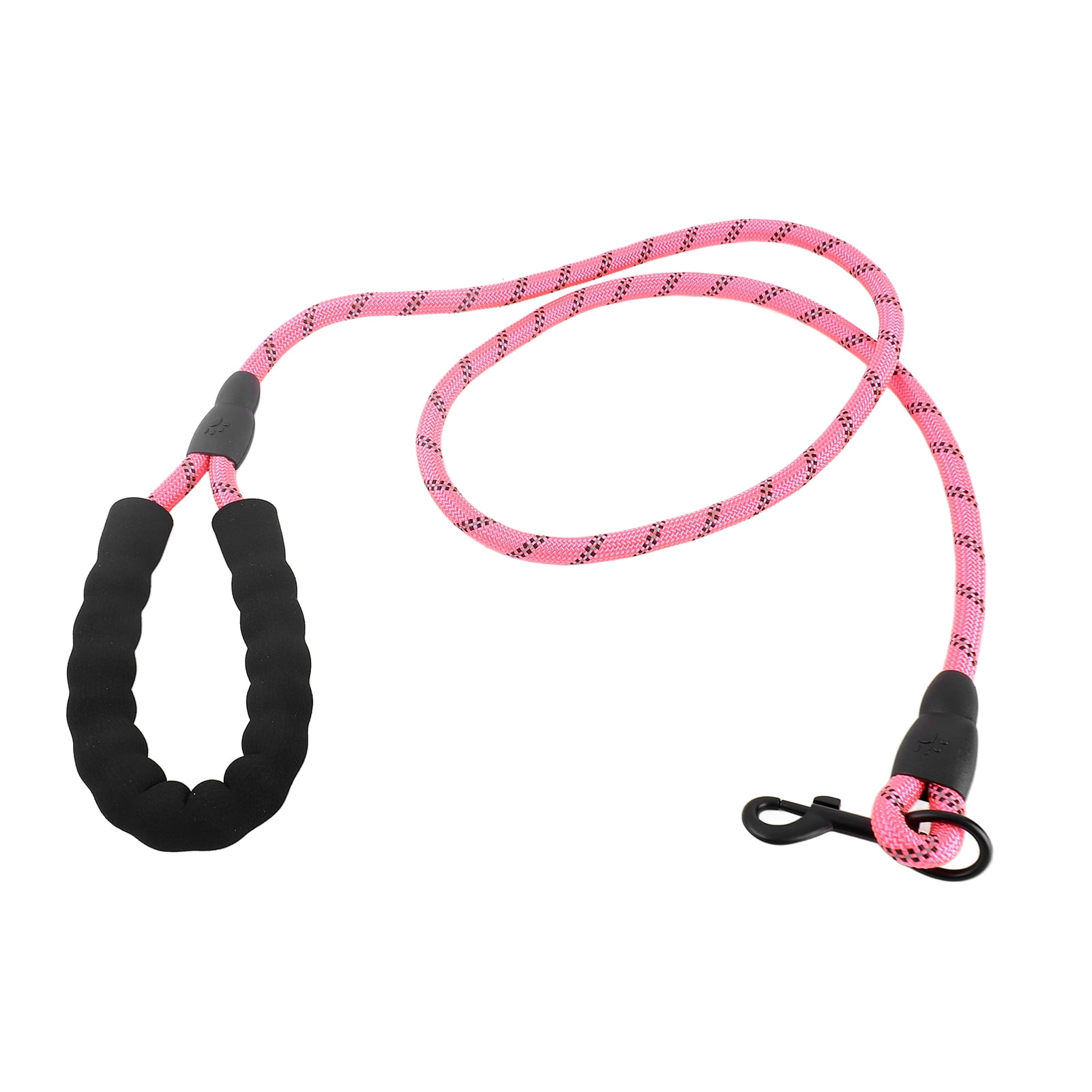 Leash 5ft Reflective Dog Leash Strong Dog Leash with Comfortable Padded Handle Traction Rolled Dog Leads Anti-Slip Handle Dog Leash Rope for Large and Medium Pets