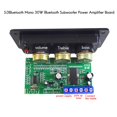 thumbnail image 2 of Bluetooth 5.0 Power Amplifier Board 30W High Power Mono Subwoofer Class D Power Amplifier Board DC 12-24V with DC Female, 2 of 5
