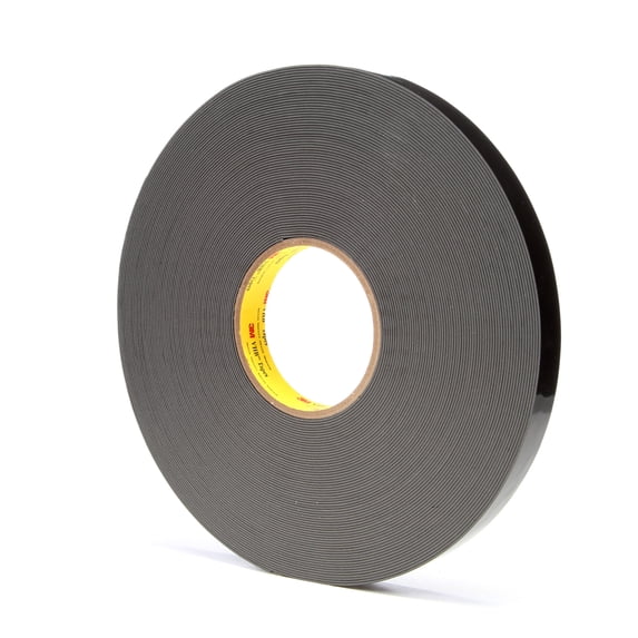3M VHB Tape 4949, Black, 3/4 in x 36 yd, 45 mil, 12 rolls per case
