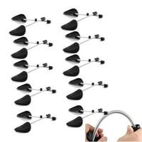 Zimtown 10 Pairs Adjustable Spring Keepers Support Stretcher Shoe Shapers Men Shoes Tree