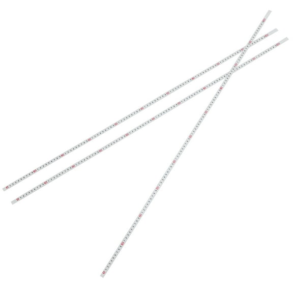 VERDANVERSE Measuring Tape Ruler Carbon Steel 3Pcs 39.30X0.47X0.04In