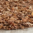 thumbnail image 6 of SAFAVIEH Rio Cassandra Confetti Polyester Shag Area Rug, Natural/Multi, 4' x 4' Round, 6 of 6