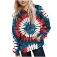 thumbnail image 2 of Sudaderas con capucha CUHK para niñas, sudadera con capucha estampada, cuello redondo, manga larga, para uso diario, ropa de abrigo informal, sudadera con capucha, blusa de poliéster para niños, 2 of 6