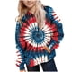thumbnail image 3 of TaTaai Girls' Hooded Heart Printed Long Sleeve Hoodie, Valentine's Day Gift, Daily Casual Outerwear Top Gift, 3 of 6