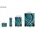 thumbnail image 4 of HR Swirls Pattern Area Rug 8x10 Geometric Pattern Modern Turquoise & Gray Carpet Comfy shed Free Stain Resistant, 4 of 7