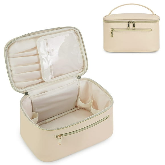 Bolsa de maquillaje Wandering Nature Travel Organizer de piel vegana