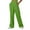 Green, variant on Women's High Waist Loose Fit Sports Pants with Pockets Comfortable Elastic Waistband Jogging Trousers Casual Style Lounge Wear Blue L