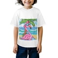 thumbnail image 3 of HANMUN Boys and Girls Tough Fashionable One Side Hot T-Shirts and Short Sleeves, Size XS-XL Made in USA, 3 of 4