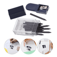 thumbnail image 1 of 1 Set 2mm Compass Core Replacement Pencil Lead Stationery with Pencil Sharpener for Students Drafting Tools Compasses Tool As Shown, 1 of 5