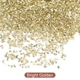 thumbnail image 2 of Uxcell 20g Crushed Glass Chips, 1-3mm Irregular Metallic Sequins Glass Stone Bright Golden, 2 of 5