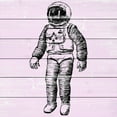 thumbnail image 3 of Space Ready Painting Print on White Wood, 3 of 5