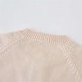 thumbnail image 6 of OGLCCG Girls Cardigan Cotton Knit Long Sleeve Button Down Sweater Toddler Kids School Uniforms Sweaters with 1-10 Years, 6 of 7