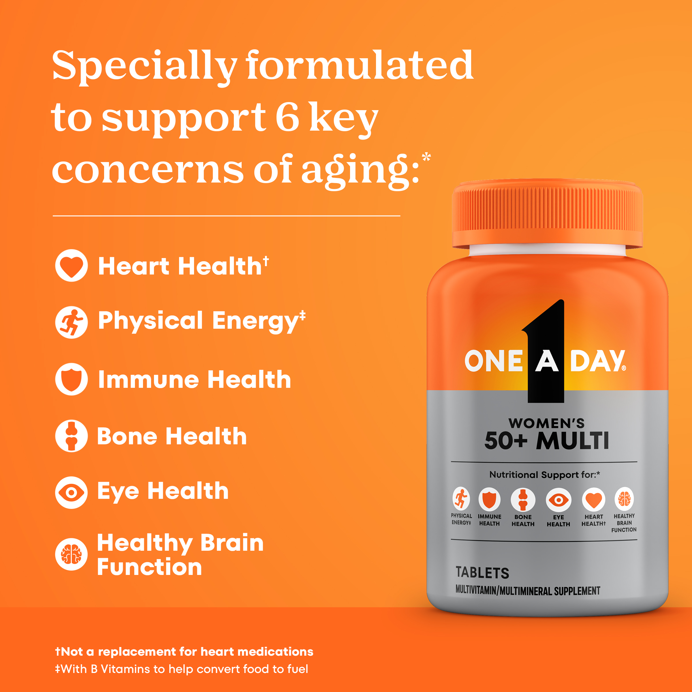 One A Day Women's 50 Plus Multivitamin, 100 Count photo 2