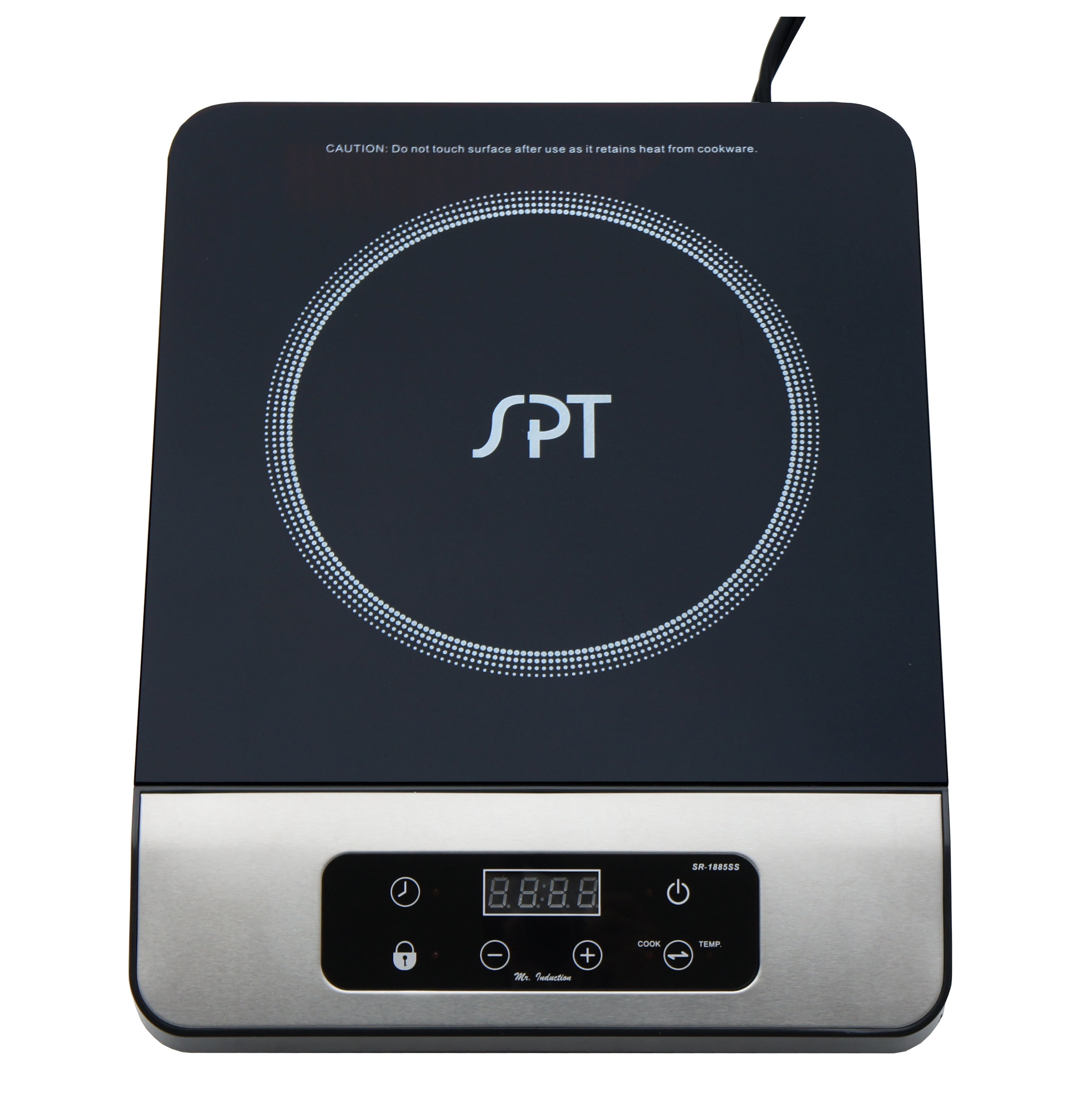 Sunpentown SR-1885SS-42B 1650 Induction Cooker with Stainless Steel Pot