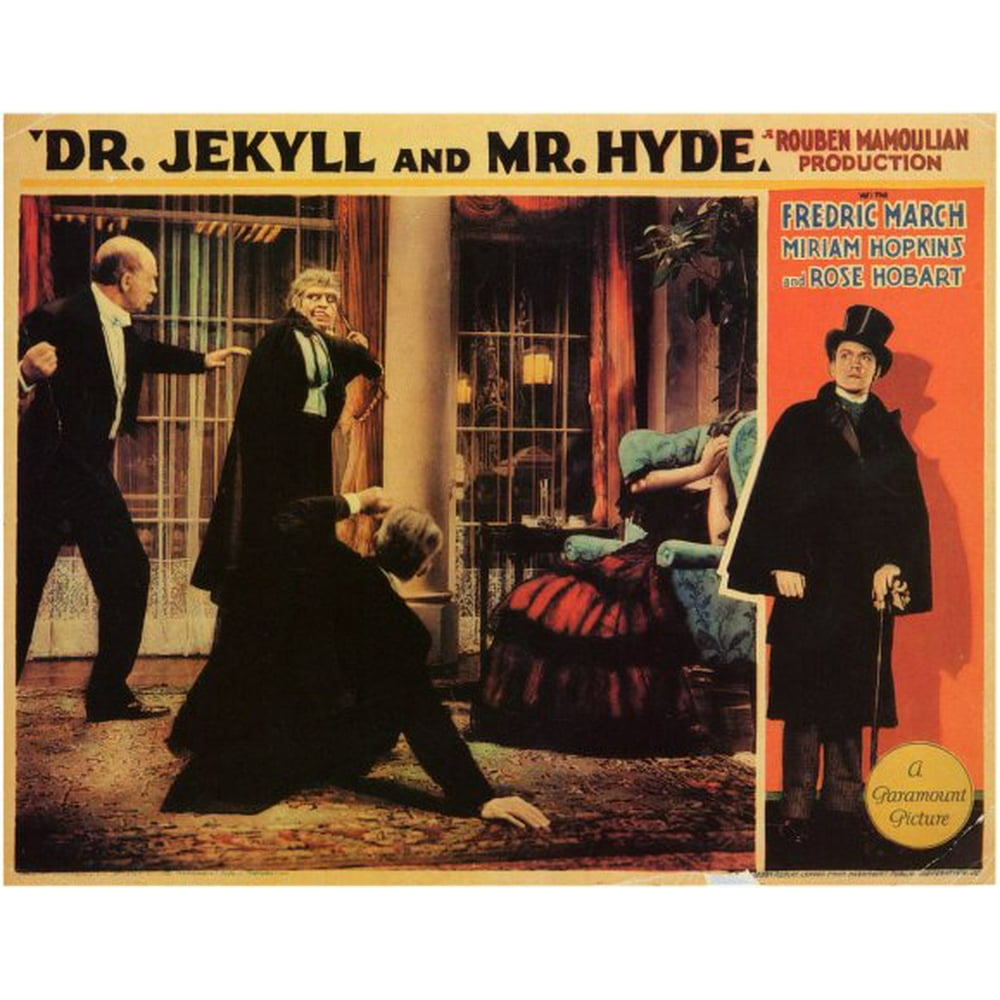 Dr. Jekyll and Mr. Hyde movie POSTER (Style A) (11" x 14") (1931)