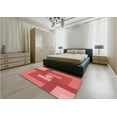 thumbnail image 5 of Ahgly Company Machine Washable Indoor Rectangle Transitional Red Area Rugs, 4' x 6', 5 of 7