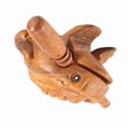 thumbnail image 6 of Rupoun Traditional Craft Wooden Lucky Frog Croaking Musical Instrument Home Office Decor Figurine, #1 Size (2.36 inches / 6 cm), 6 of 9