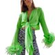 thumbnail image 4 of Txlixc Blusa de corte irregular para mujeres Txlixc moda, 4 of 9