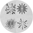 thumbnail image 1 of Ahgly Company Machine Washable Indoor Round Transitional Platinum Gray Area Rugs, 5' Round, 1 of 7