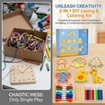 thumbnail image 6 of Montessori Wooden Lacing Cards Toys for 1 2 3 Toddlers Preschool Learning Sewing Kit with 9 Animals for 36+Month Kids Arts and Crafts Kit for 3 4 5 6 Fine Motor Skills Toys Gift for Boys Girls, 6 of 8