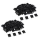 thumbnail image 1 of 100 Unids Plástico Negro Antideslizante Doble Cadena de Cuerdas de Agujero Se Bloquea para Bolsa de Cordón Macarena Pantalones con cierre de cuerda de doble agujero, 1 of 7
