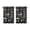 Kitchen Food Colorful-56, variant on Vintage Kitchen Food Cooking Chef Tier Cafe Curtains for Bathroom Living RV Rod Pocket Window Drapes 36 Inch 2 Panels Set 28"x36" 2 Panels Window Treatment Tiers