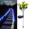 thumbnail image 6 of LINLIN 3PCS Solar Carnation Flower Lights, Waterproof 42LED Multicolor Copper Wire String Lights Solar Floral Decorative Landscape Stake Lights for Outdoor Garden Lawn Yard Path, 6 of 9