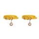 thumbnail image 2 of Billuyoard pequeño, mediano y grande, placa de identificación para cachorros, accesorios ligeros para gatos, artesanía exquisita, suministros Amarillo 2Conjunto, 2 of 6