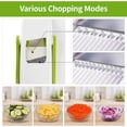 thumbnail image 5 of Food Slicer, Kitchen Multi Vegetables Chopper, Potato Slicer for Kitchen Food Chopper Fast Meal Prep (Green ), 5 of 5