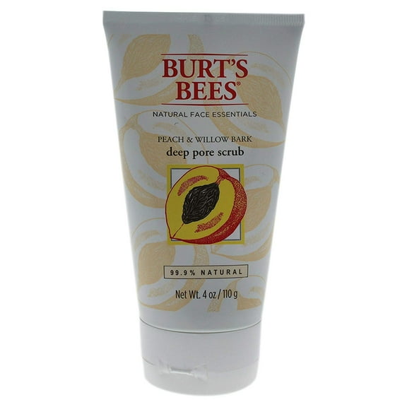 Burt's Bees Peach & Willowbark Deep Pore Scrub - 4 oz