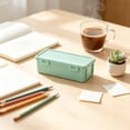 thumbnail image 4 of SLYNSHome Plastic Storage Box With Lid, Large Capacity Desktop Organizer Case,Mint Green Portable Container For Pens Markers And Small Desk Accessories, 4 of 6